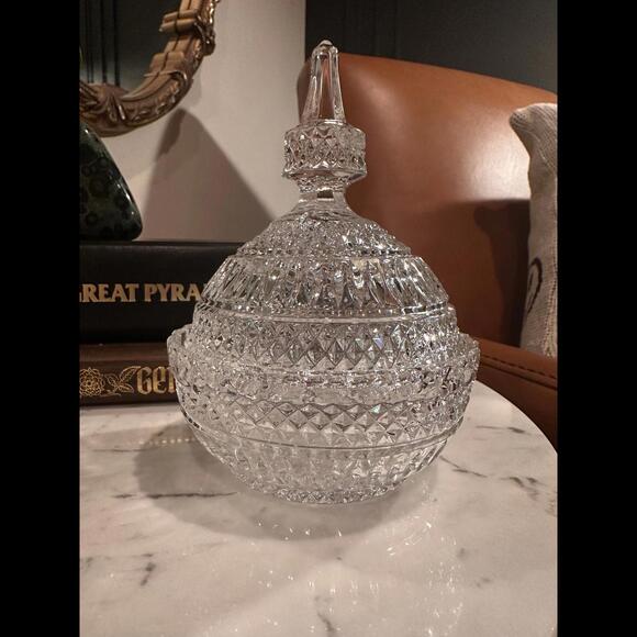 Magical Anna Hutte Bleikristall Lead Crystal Candy Dish Made in Germany - Picture 3 of 6